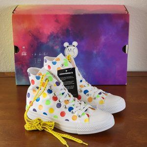 Converse X Miley Cyrus CTAS Hi Pride 162252C Polka Dot 162252C Size 6 Women's